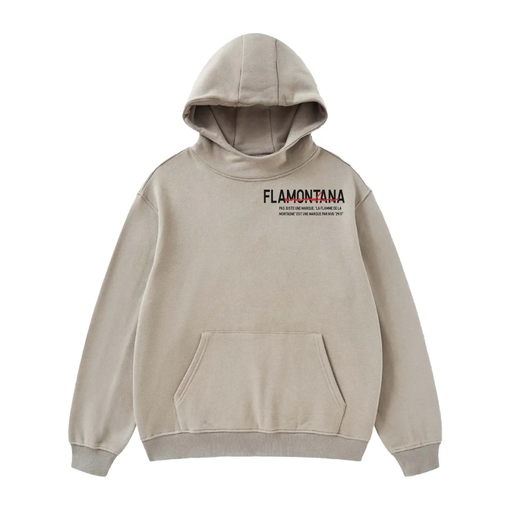 Flamontana 'Origins' Neck Insulated Hoodie