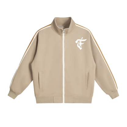 'F' Contrast Side-Stripe Jacket