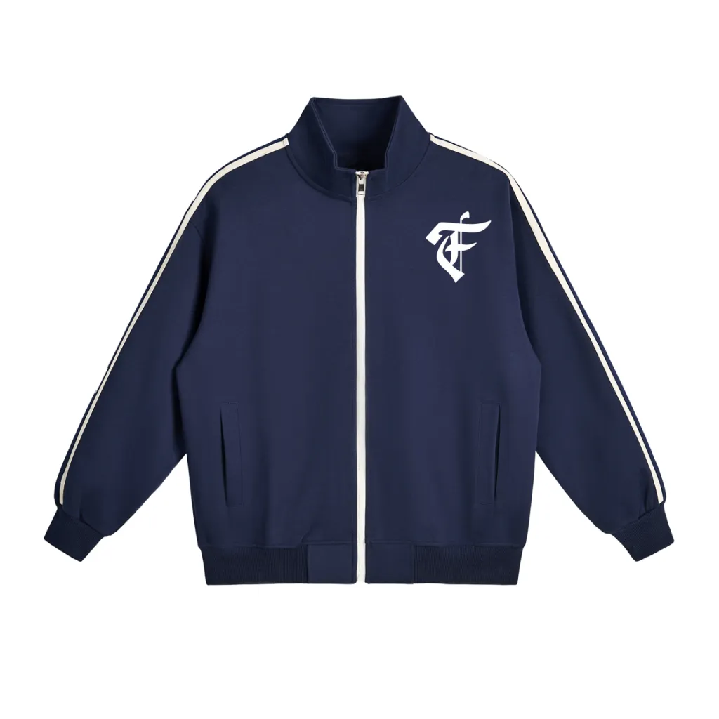 'F' Contrast Side-Stripe Jacket