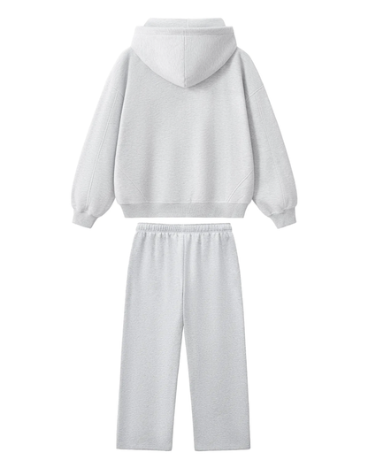 Meltin F Contrast Stitch Set - Light Grey