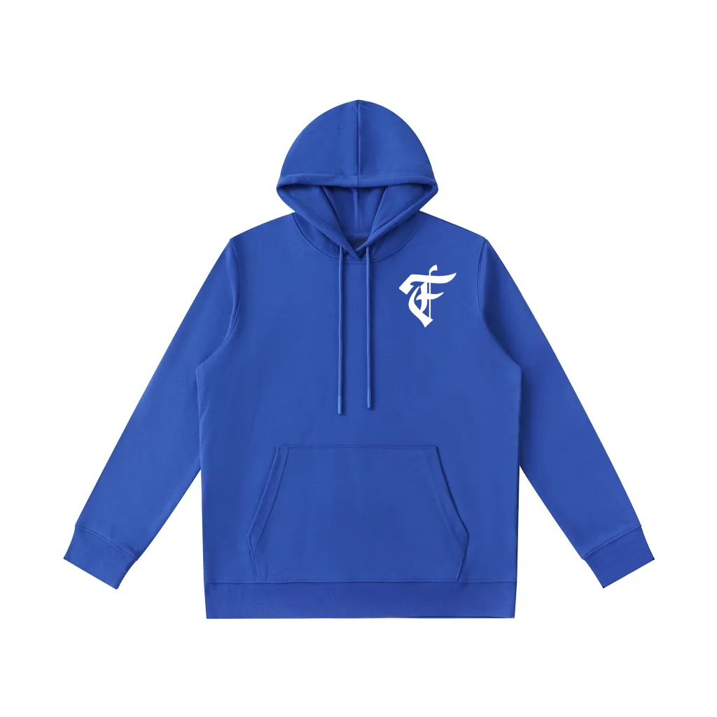 'F' Logo Fleece-Lined Hoodie