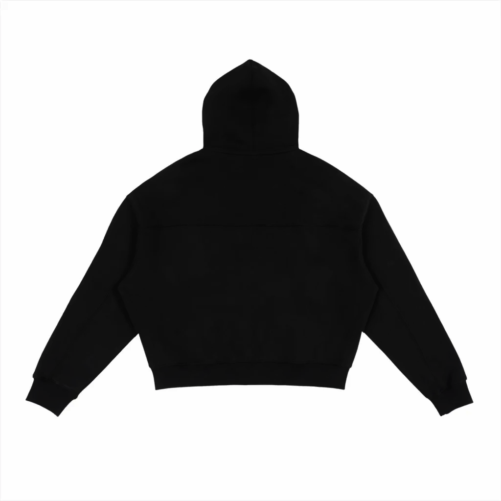 'F' Logo Boxy Zip-Up Hoodie