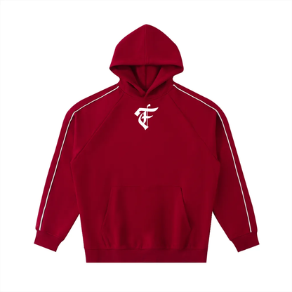 'F' Logo Pipe Lined Hoodie