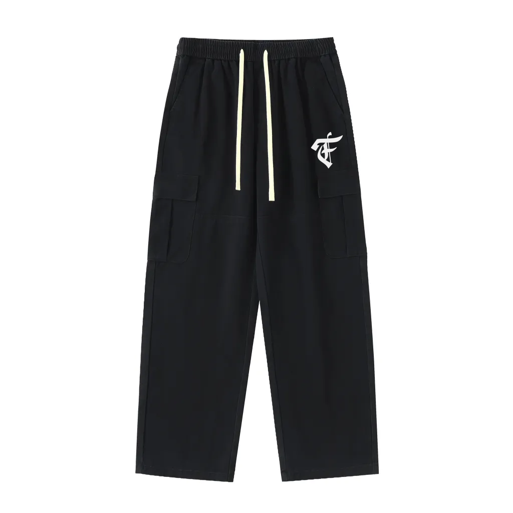 'F' Logo Drawsting Cargos