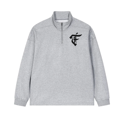 'F' Half Zip Top
