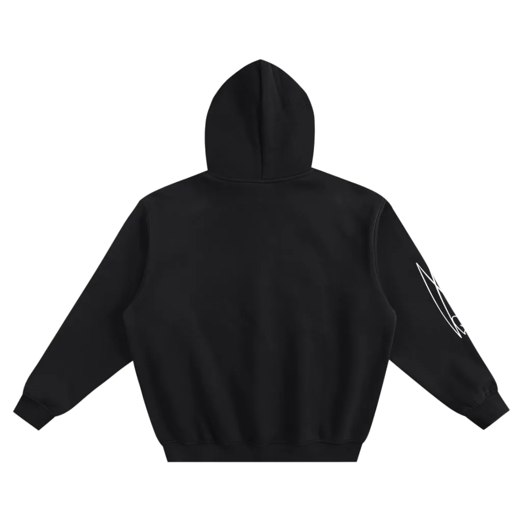 Melting 'F' Signature Sleeve Hoodie