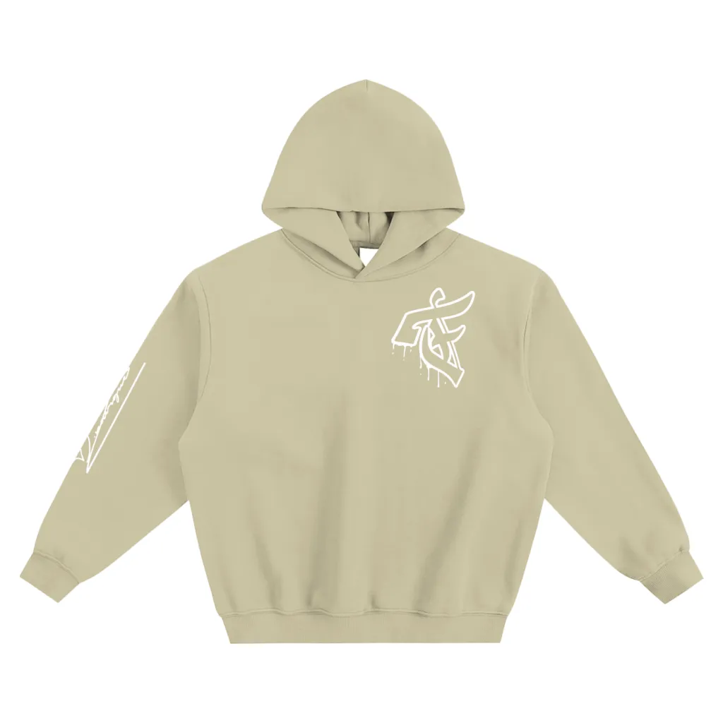 Melting 'F' Signature Sleeve Hoodie