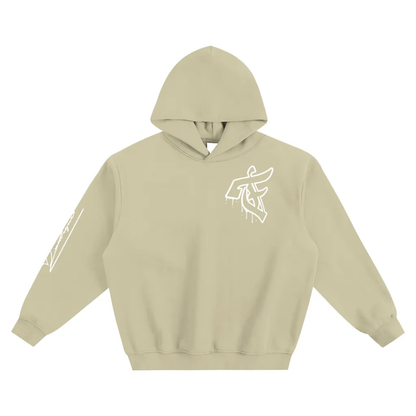 Melting 'F' Signature Sleeve Hoodie