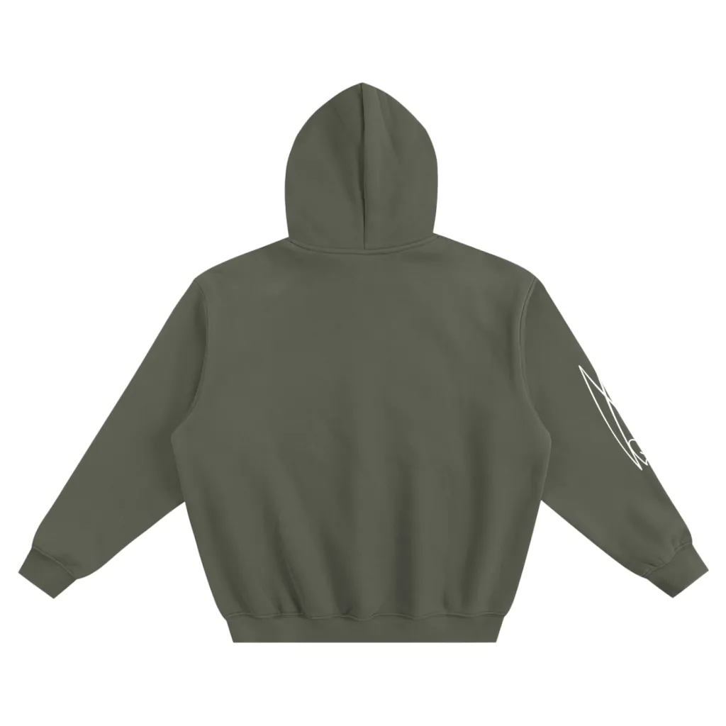 Melting 'F' Signature Sleeve Hoodie