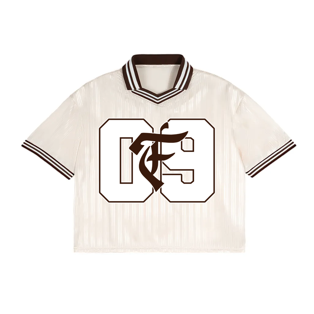 'F 09' Contrast Collar Shirt