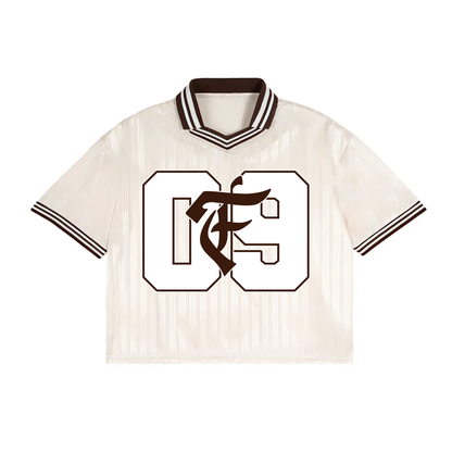 'F 09' Contrast Collar Shirt