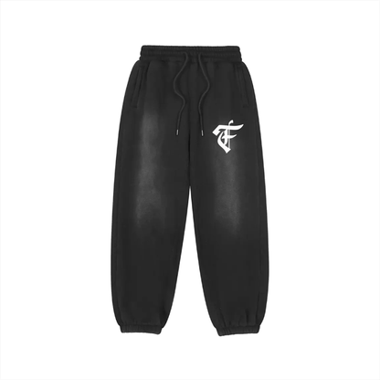 'F' Logo Vintage Black Set