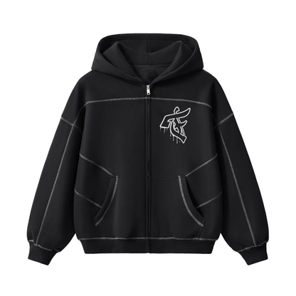 Meltin F Reverse Stitched Set - Noir