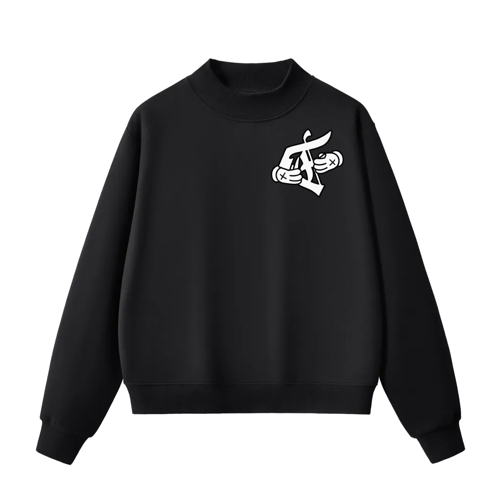 'Holdin F' Insulated Neck Sweatshirt