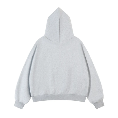 'F' Logo Boxy Full-Zip Hoodie