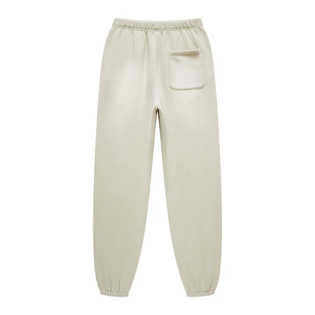 'F' Logo Tan Joggers