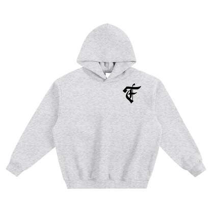'F' Logo Boxy Hoodie