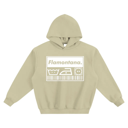 Flamontana Care Instructions Boxy Hoodie