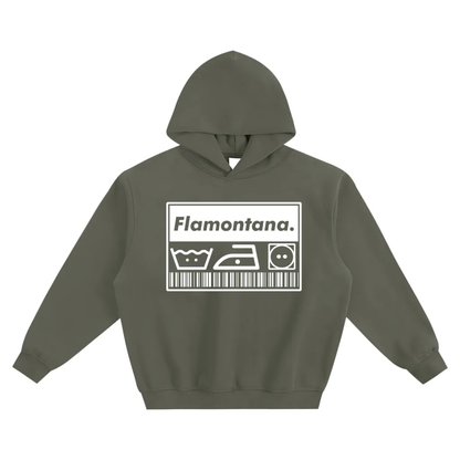 Flamontana Care Instructions Boxy Hoodie