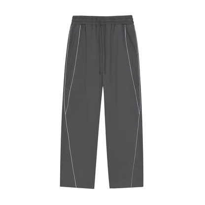 Flamontana Reflective Piped Sweatpants