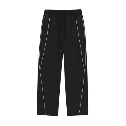 Flamontana Reflective Piped Sweatpants